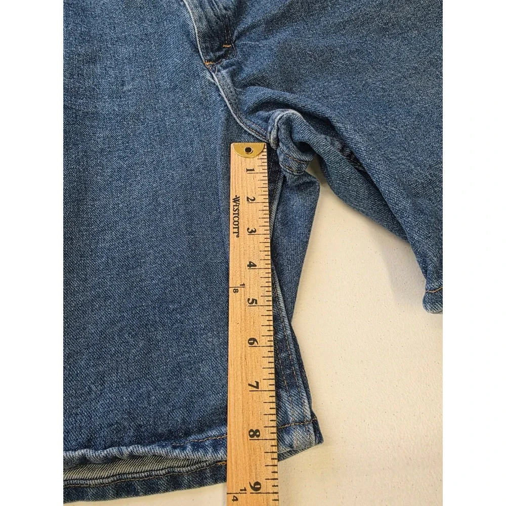 Wrangler Mens Relaxed Fit Denim Shorts Blue Medium Wash Size 42 - Picture 7 of 8